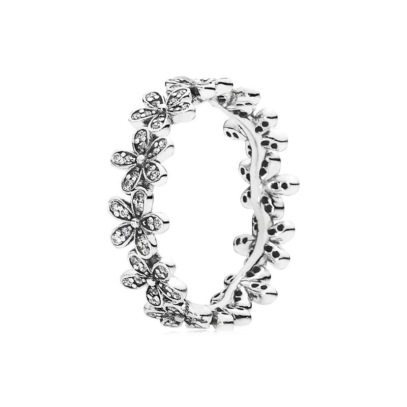 PANDORA - Anillo Pandora Margarita Deslumbrantes Plata Esterlina 