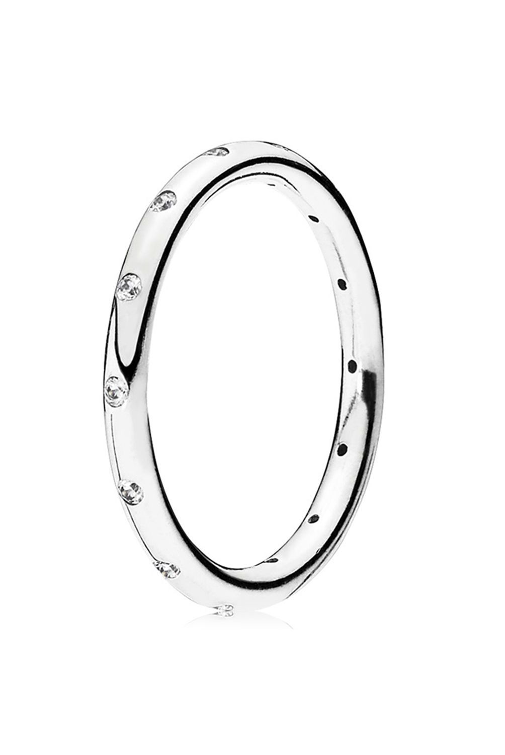 PANDORA - Anillo Pandora Gotas Brillantes Plata Esterlina