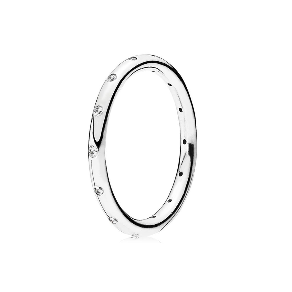 PANDORA - Anillo Pandora Gotas Brillantes Plata Esterlina