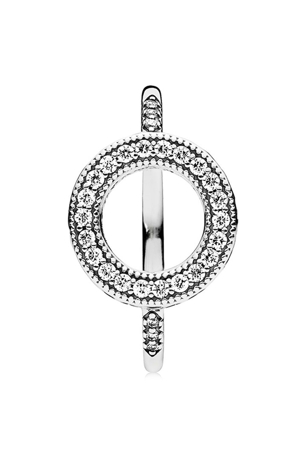 PANDORA - Anillo Pandora Circulo de Corazones Plata Esterlina