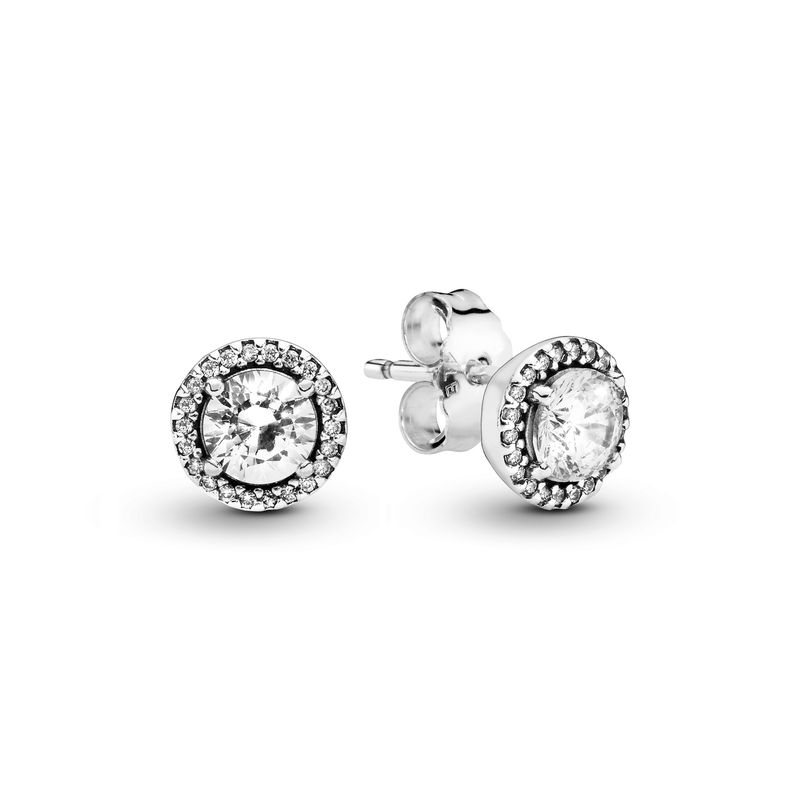 PANDORA - Aretes Pandora Elegancia Clásica Plata Esterlina