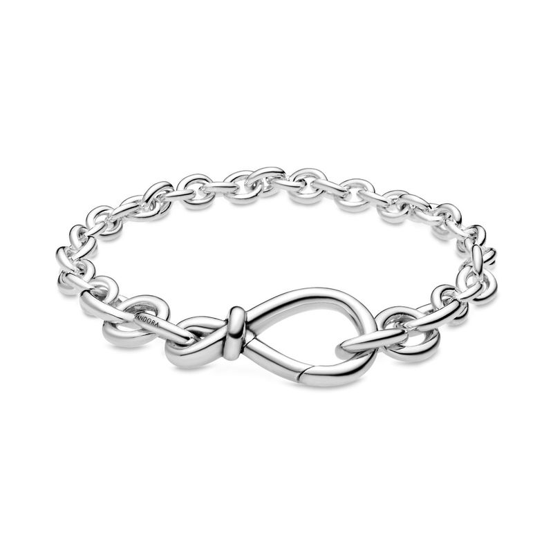 PANDORA - Brazalete Pandora Gran Nudo Infinito Plata Esterlina