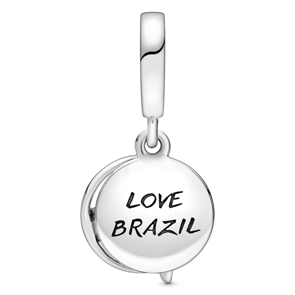 PANDORA - Charm Pandora Playa y Loro de Brasil Plata Esterlina