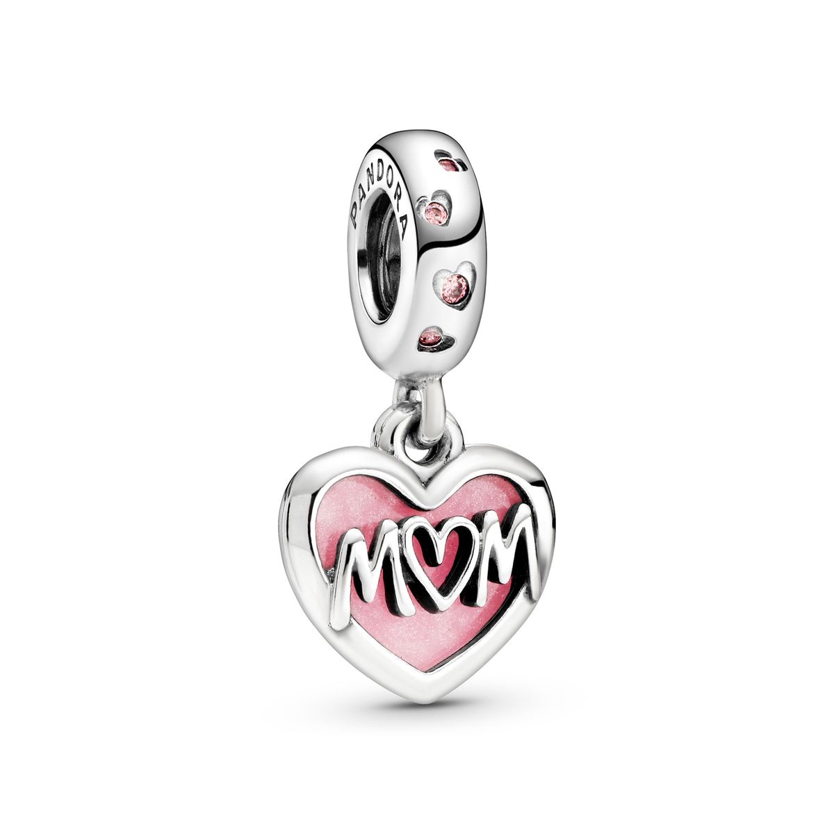 PANDORA - Charm Pandora Corazón Mum Plata Esterlina