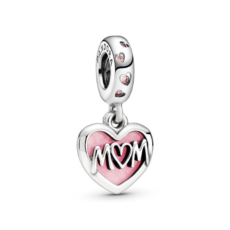 PANDORA - Charm Pandora Corazón Mum Plata Esterlina