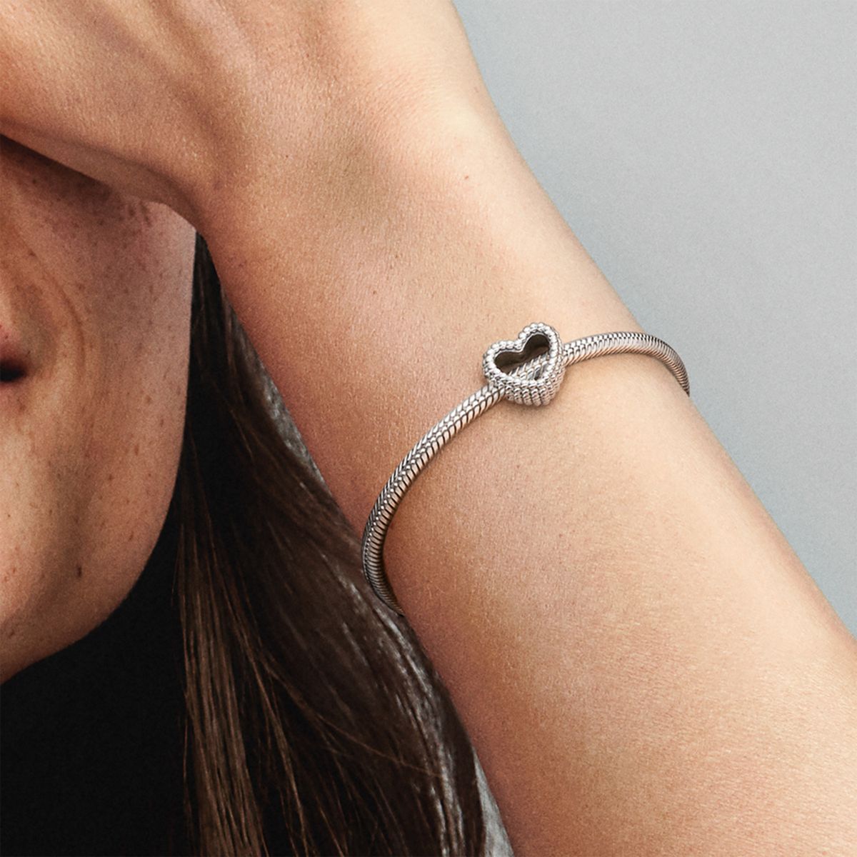 PANDORA - Charm Pandora Corazón Moldeado Plata Esterlina