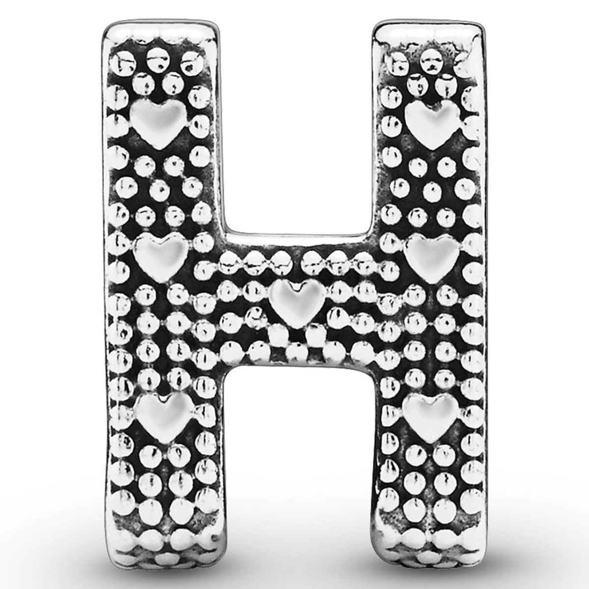PANDORA - Charm Pandora Letra H Plata Esterlina