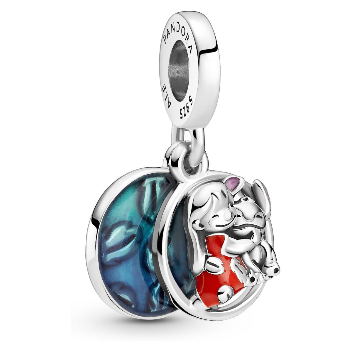PANDORA - Charm Pandora Colgante Lilo y Stitch Disney Plata Esterlina