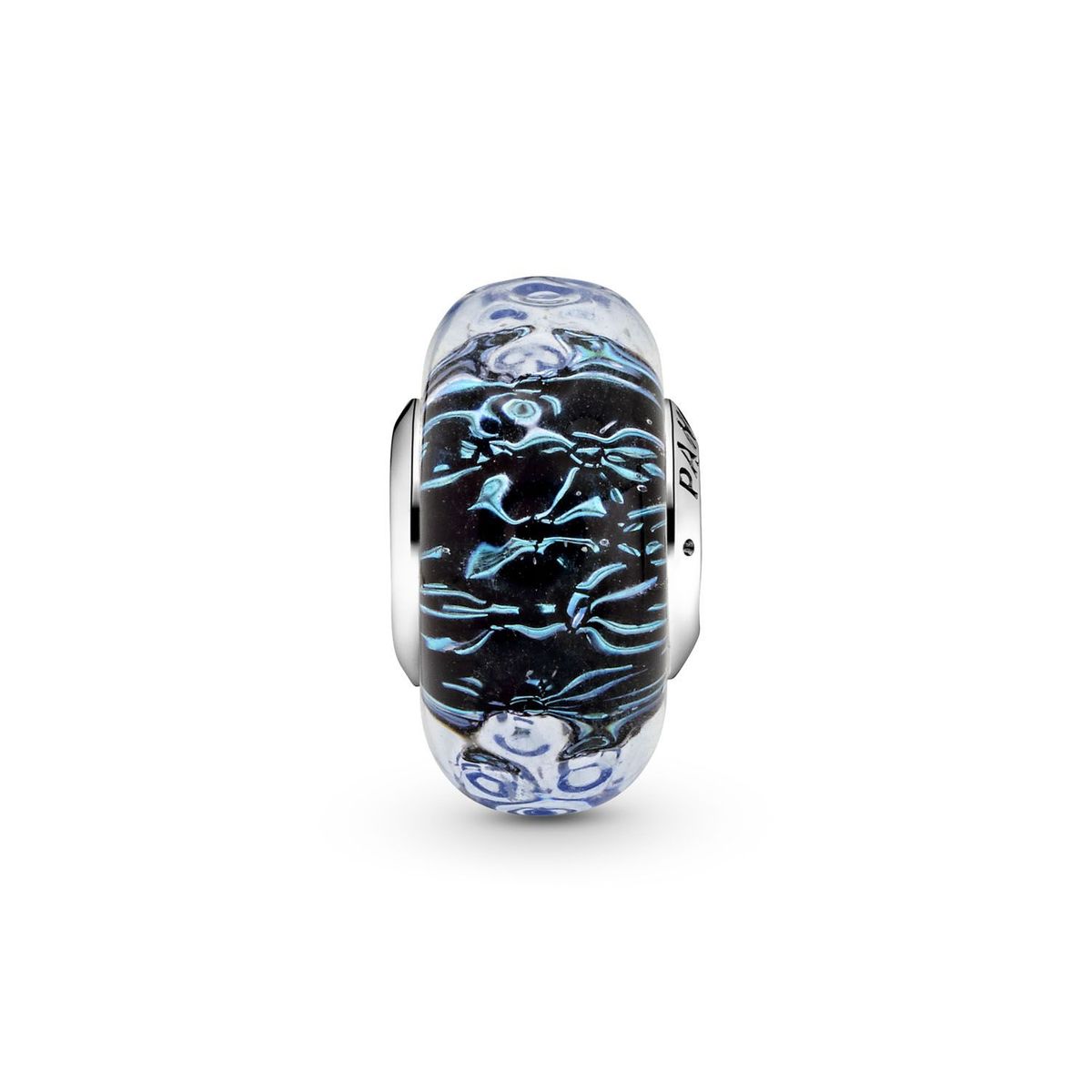 PANDORA - Charm Pandora Cristal de Murano Azul Oscuro Plata Esterlina
