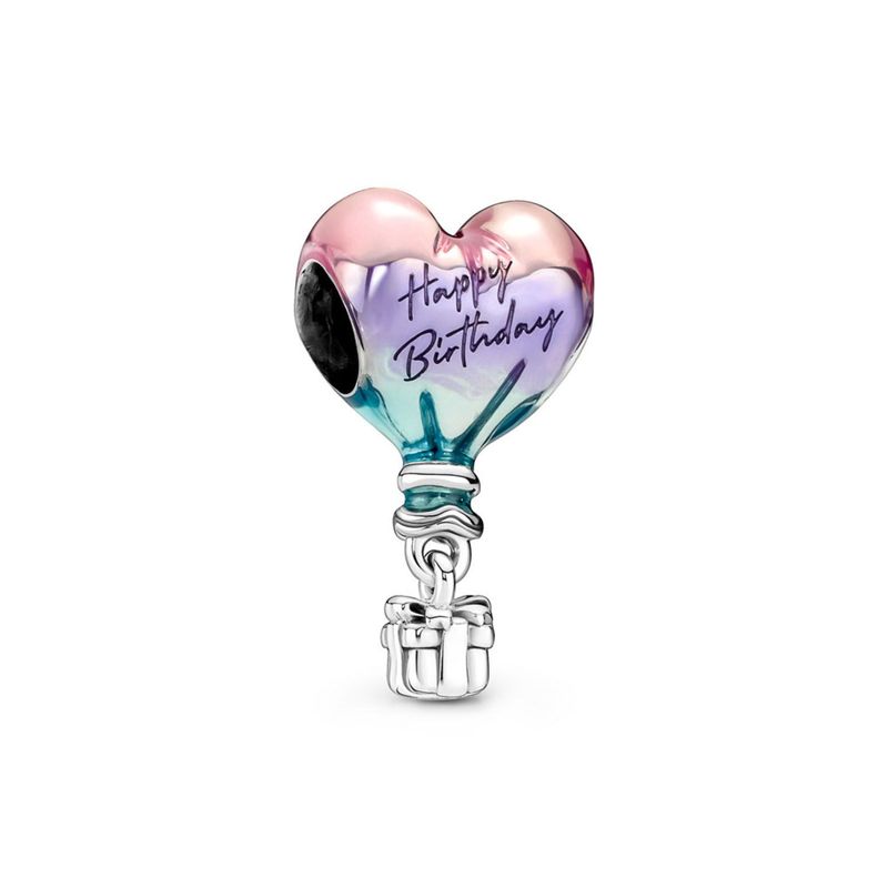 PANDORA - Charm Pandora Globo Aerostático Feliz Cumpleaños Plata Esterlina