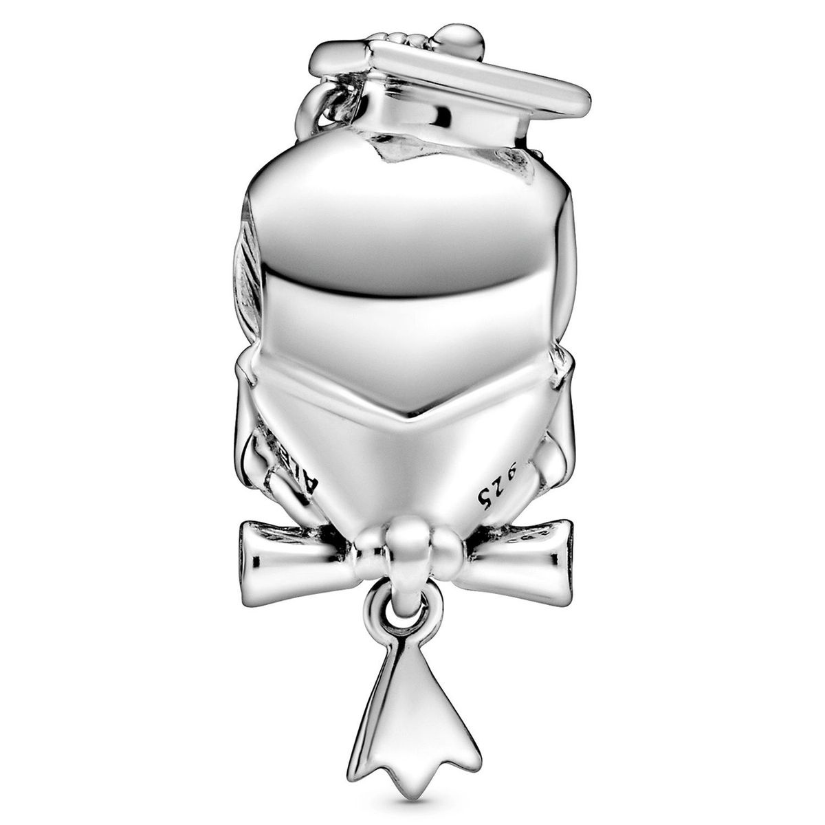 PANDORA - Charm Pandora Búho Sabio Graduación Plata Esterlina