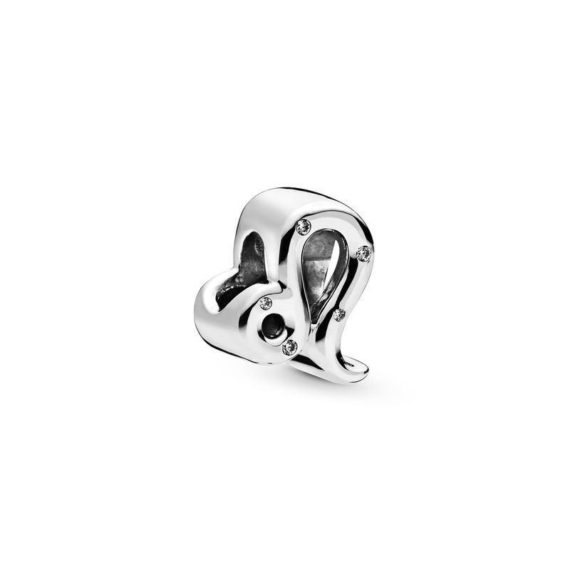 PANDORA - Charm Pandora Zodiaco Leo Brillante Plata Esterlina