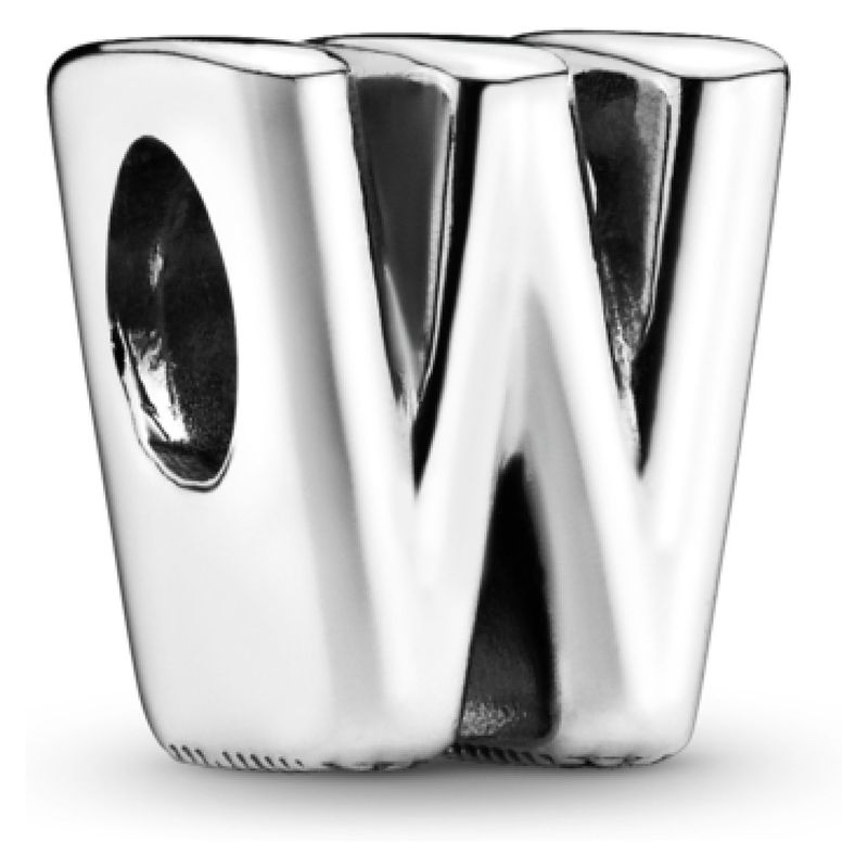 PANDORA - Charm Pandora Letra W Plata Esterlina