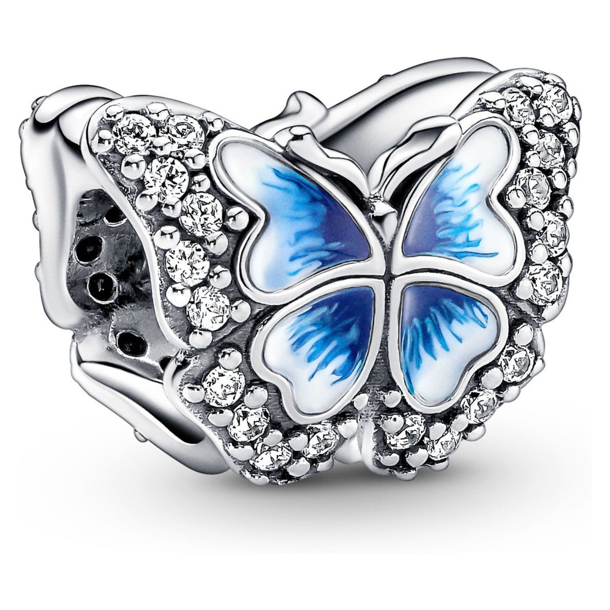 PANDORA - Charm Pandora Mariposa Azul Brillante Plata Esterlina
