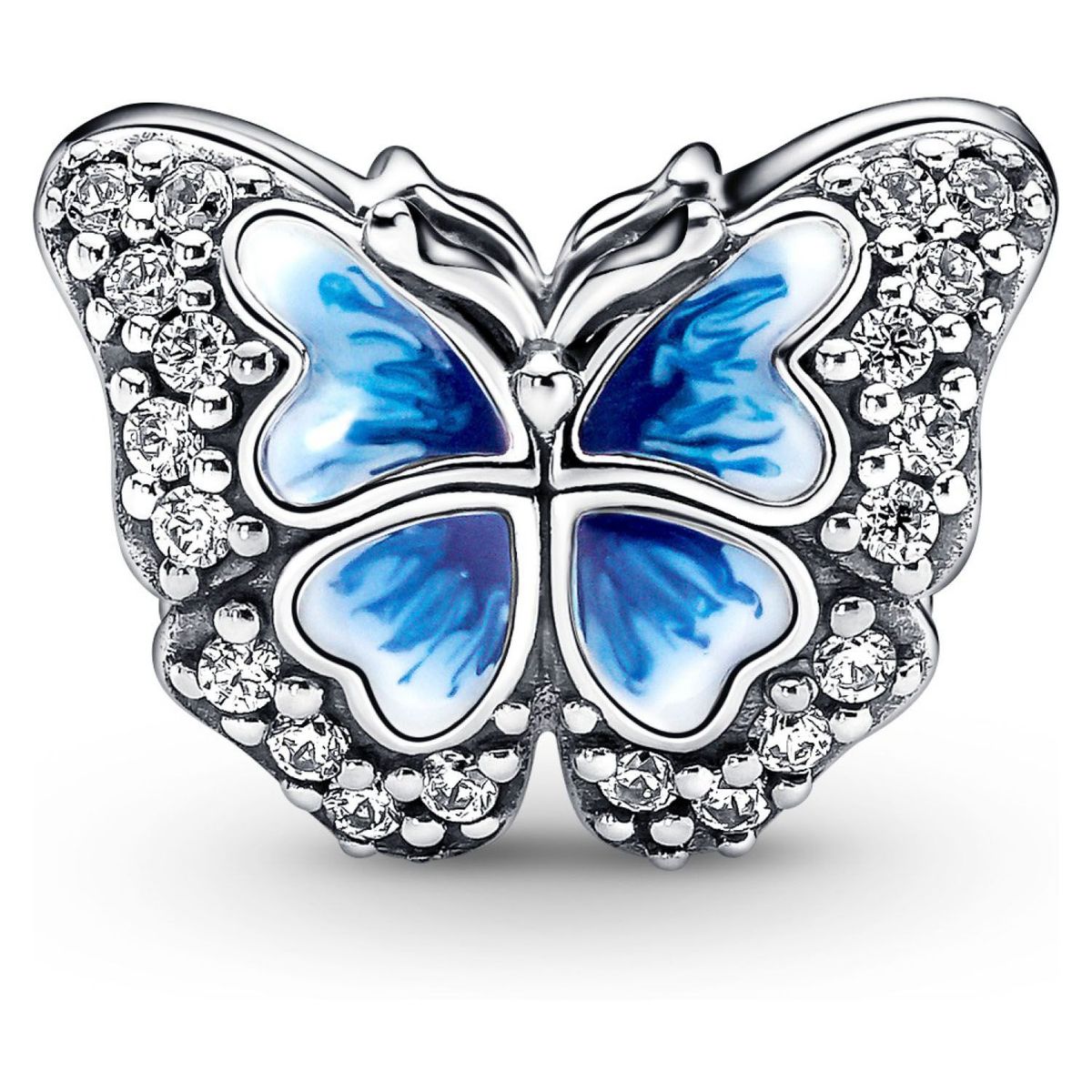 PANDORA - Charm Pandora Mariposa Azul Brillante Plata Esterlina