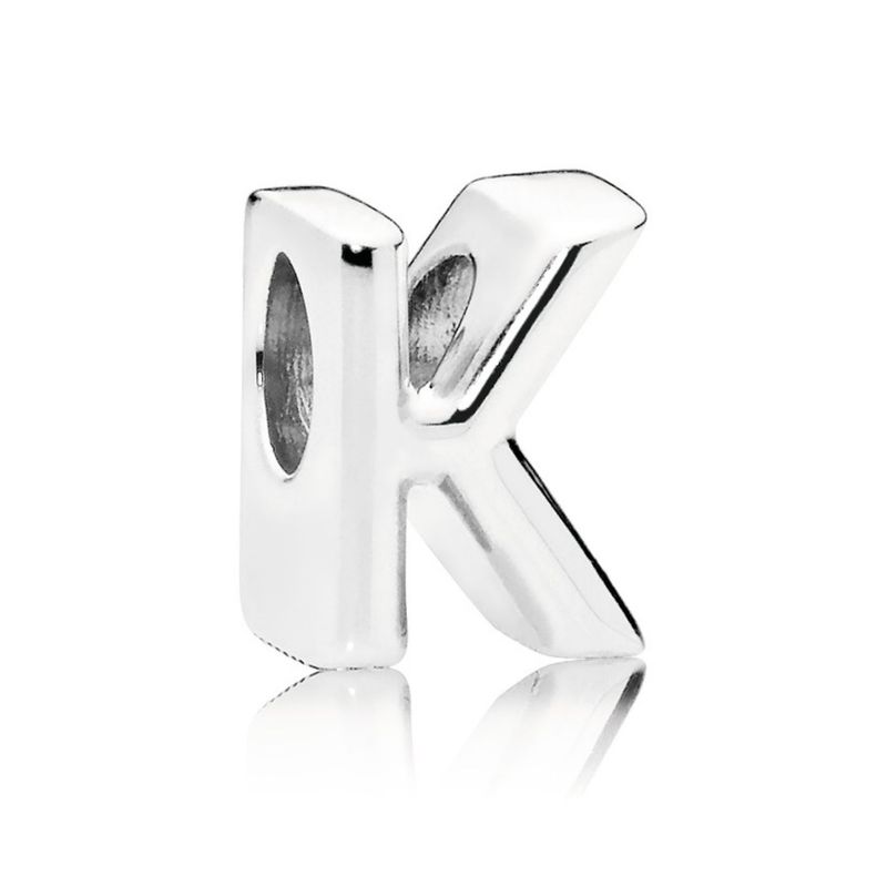 PANDORA - Charm Pandora Letra K Plata Esterlina