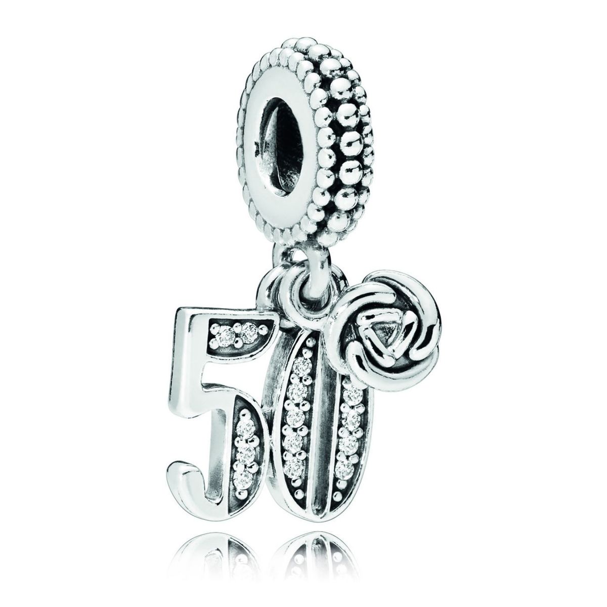 PANDORA - Charm Pandora 50 Años de Amor Plata Esterlina