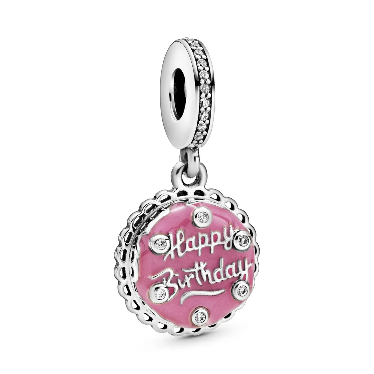 PANDORA - Charm Pandora Tarta de Cumpleaños Plata Esterlina