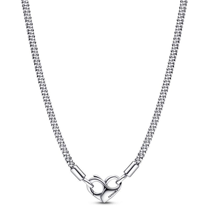 PANDORA - Collar Pandora Cadena con Tachuelas Pandora Moments Plata Esterlina
