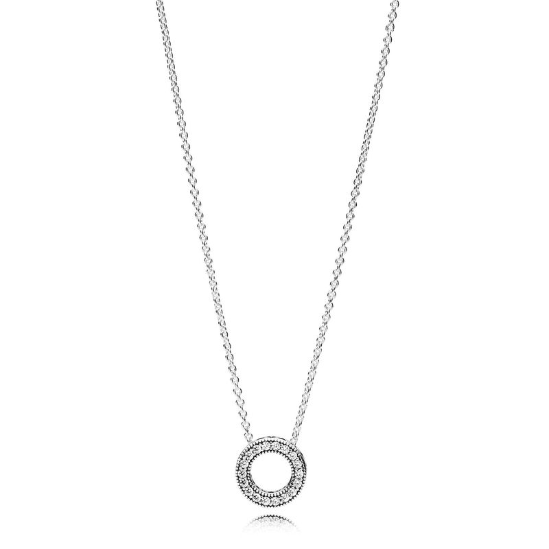 PANDORA - Collar Pandora Corazones de Pandora Plata Esterlina