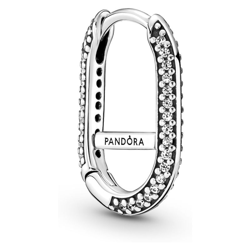 PANDORA - Arete Pandora ME Link en Pavé Plata Esterlina