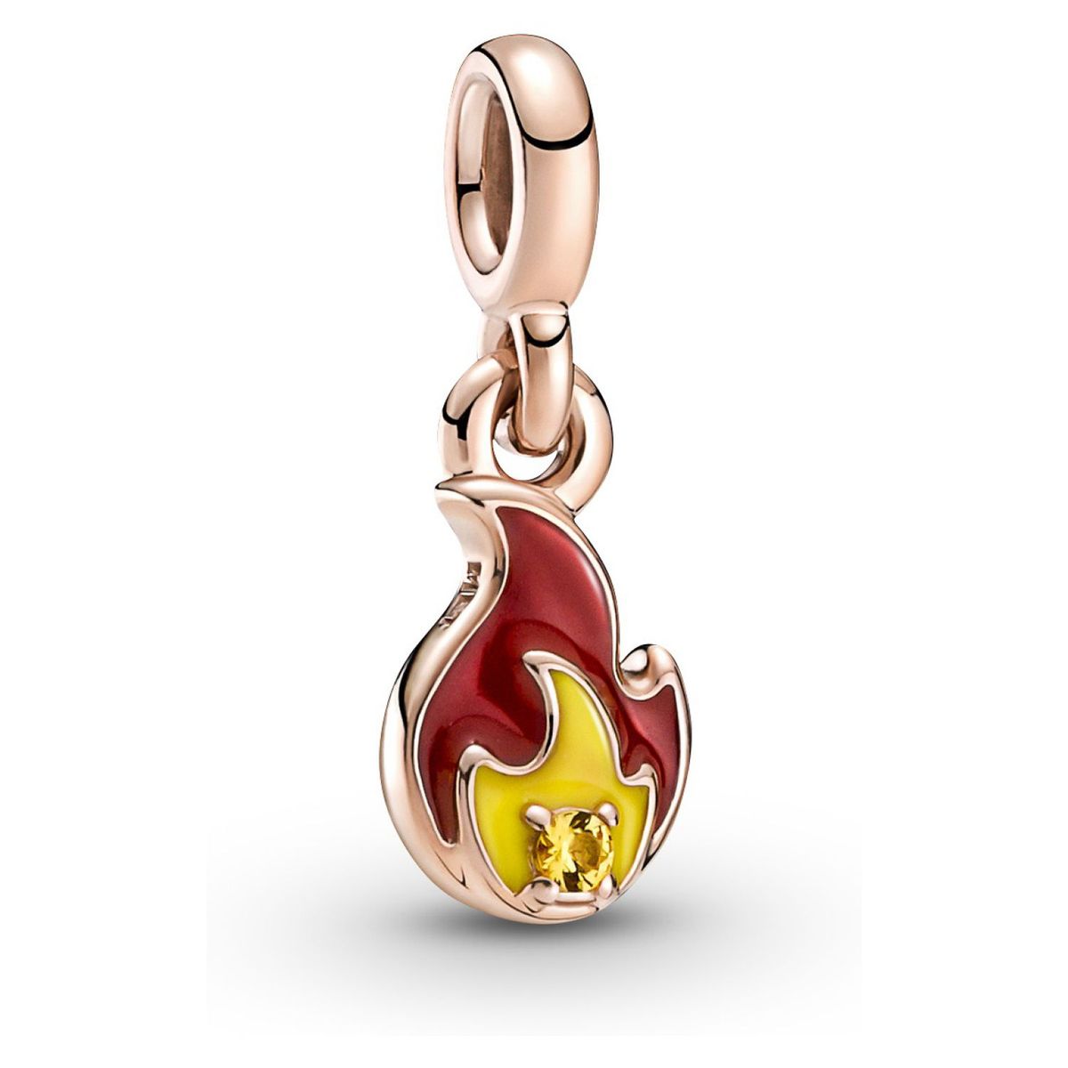 PANDORA - Charm Pandora ME Mini Llama Ardiente Recubrimiento en Oro Rosa