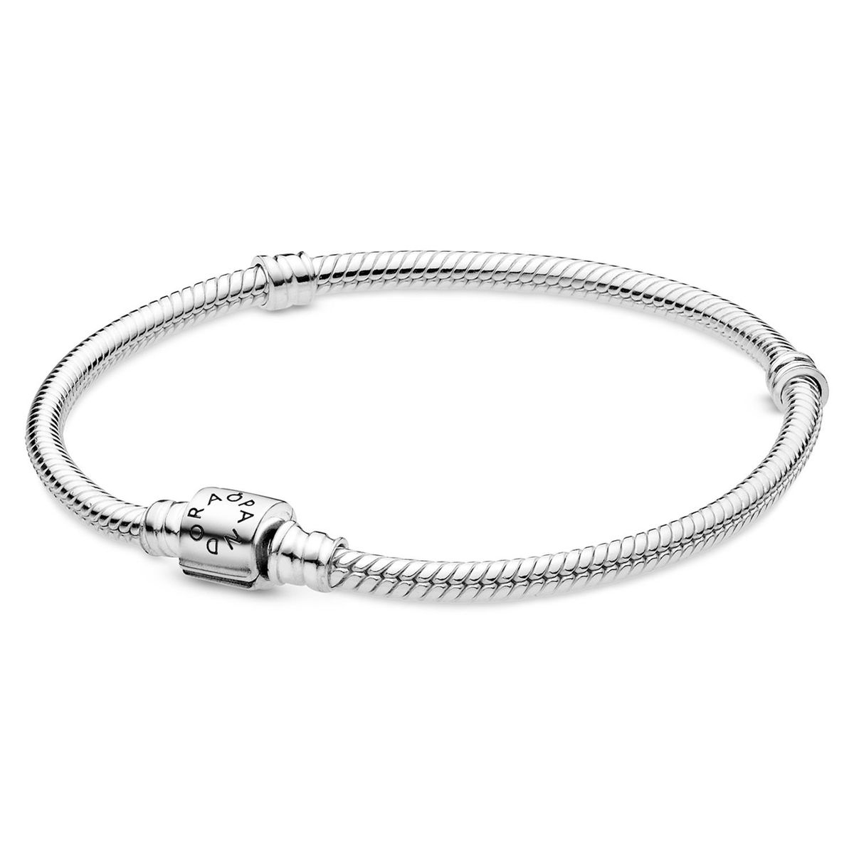 PANDORA - Brazalete Pandora Moments Cierre de Barril Pequeño Plata Esterlina