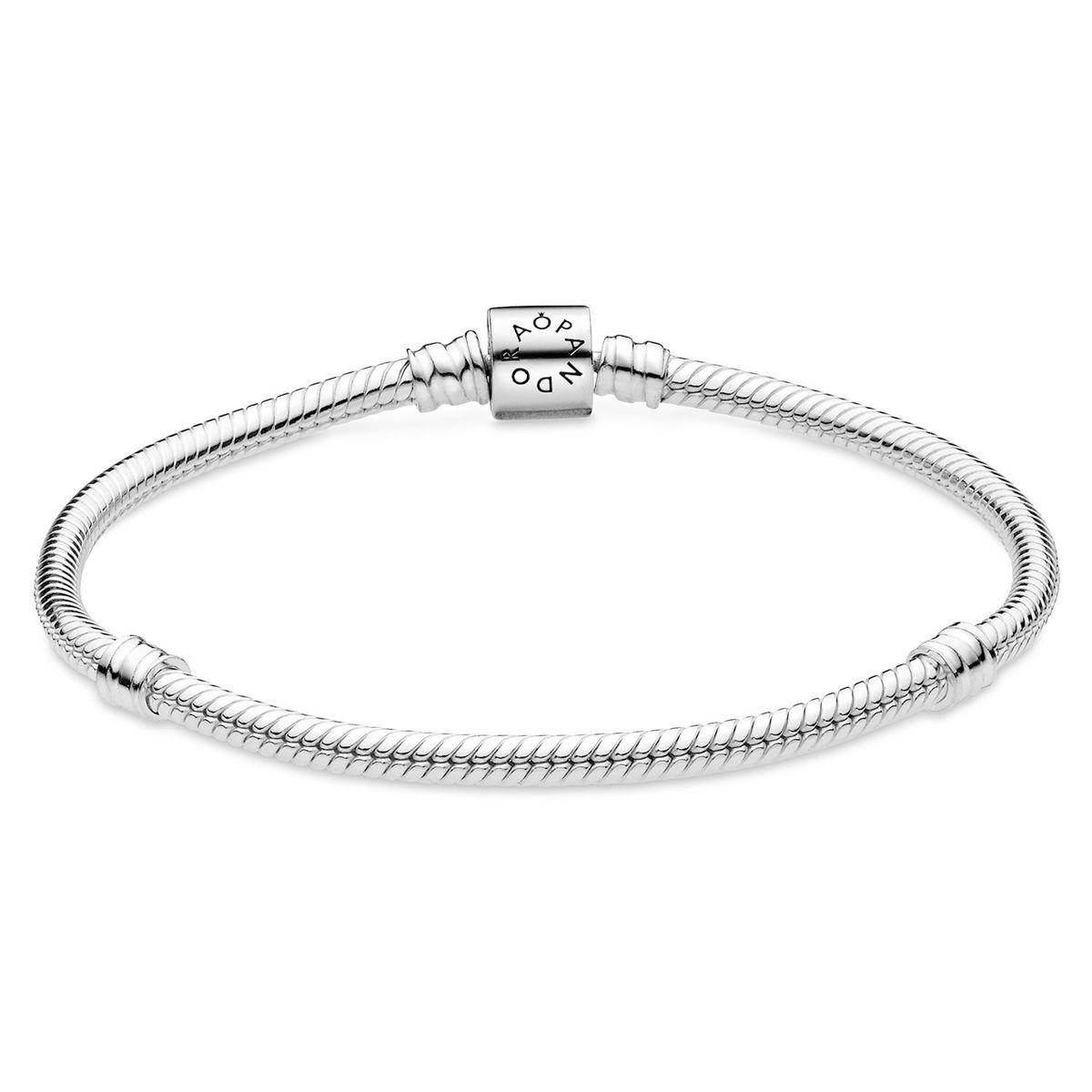 PANDORA - Brazalete Pandora Moments Cierre de Barril Pequeño Plata Esterlina