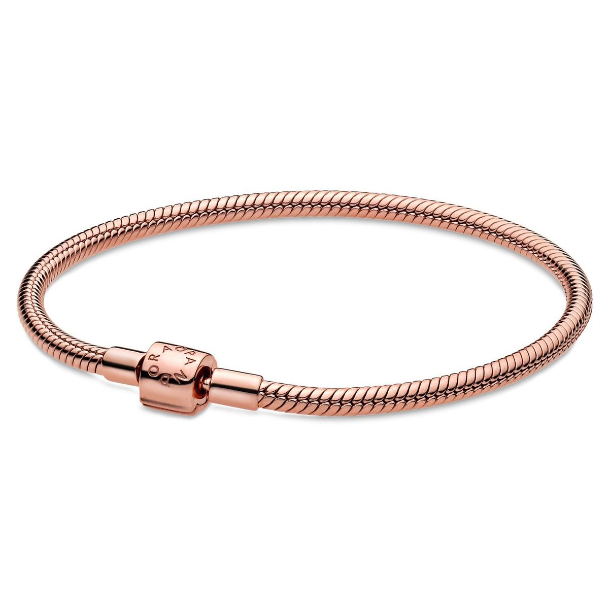 PANDORA - Brazalete Pandora Cierre de Barril Recubrimiento en Oro Rosa