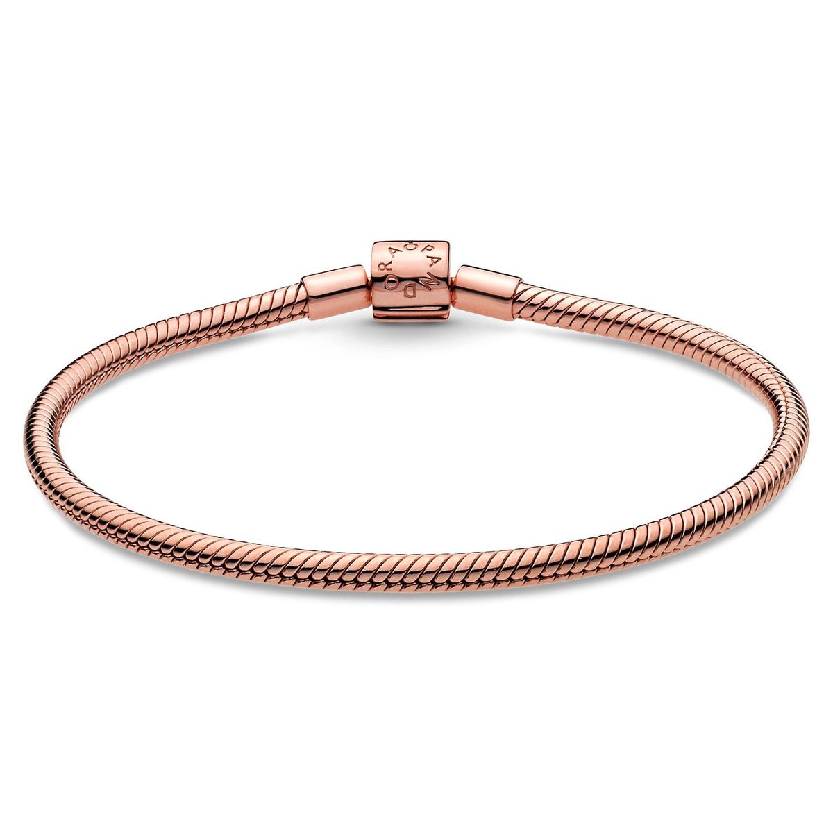 PANDORA - Brazalete Pandora Cierre de Barril Recubrimiento en Oro Rosa