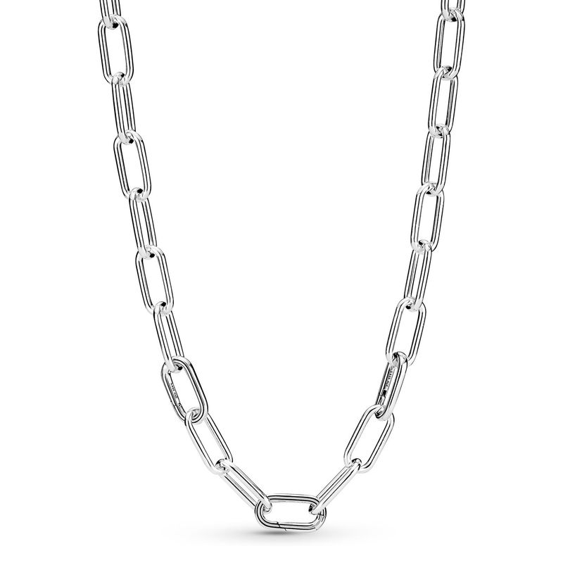 PANDORA - Collar Pandora ME Cadena de Eslabones Link Medianos Plata Esterlina