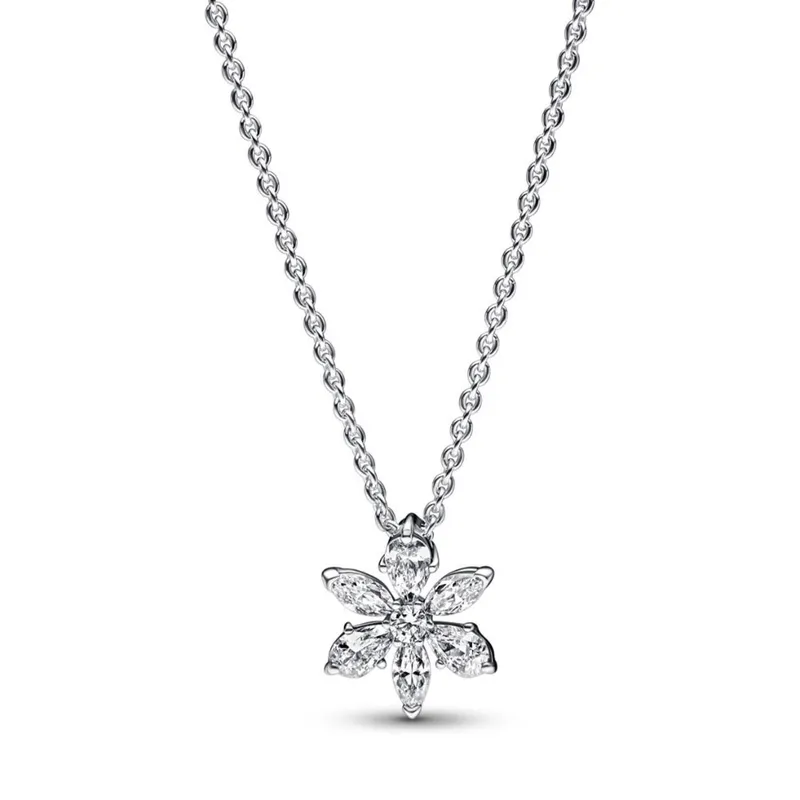 PANDORA - Collar Pandora Herbario Brillante Plata Esterlina
