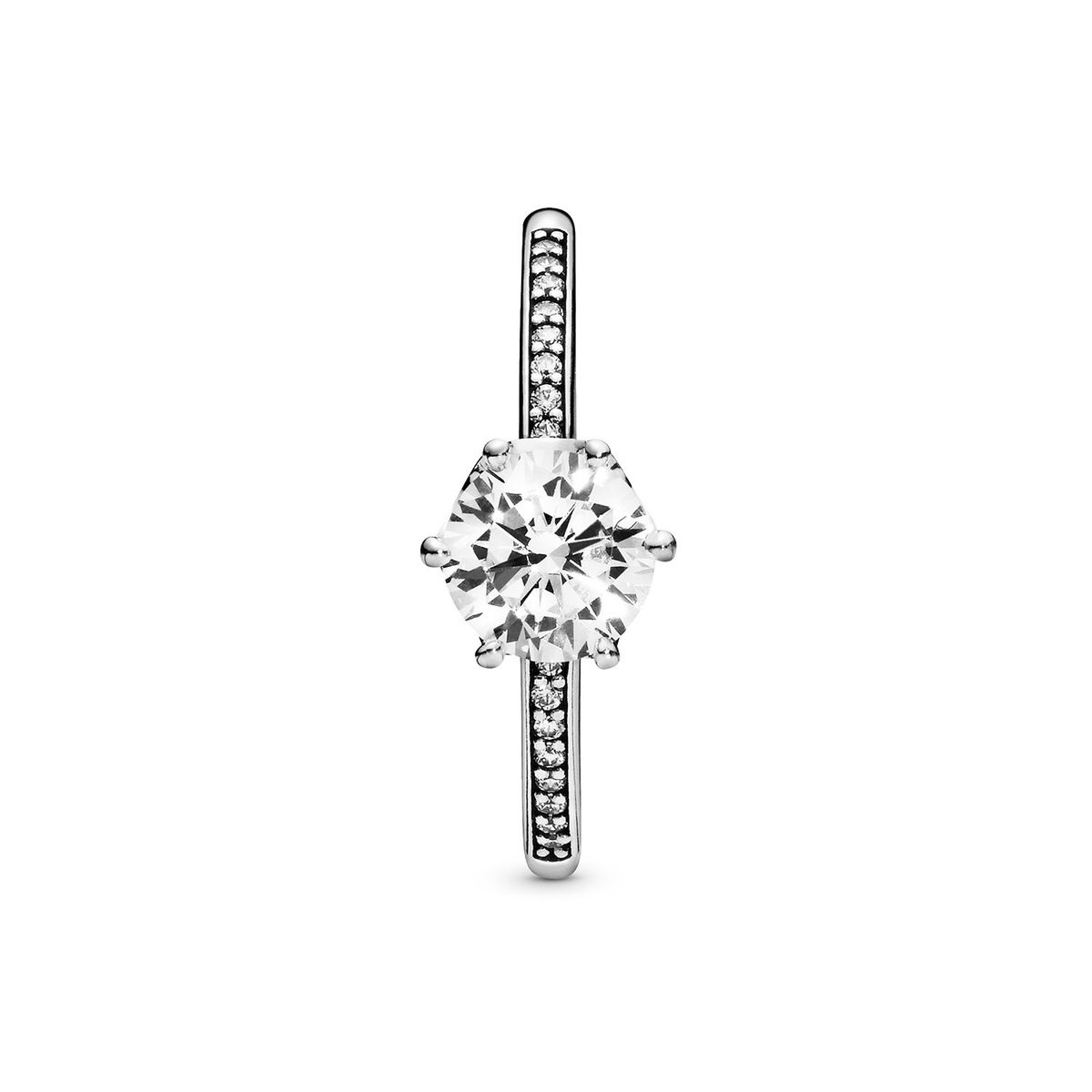 PANDORA - Anillo Pandora Corona Deslumbrante Plata Esterlina 