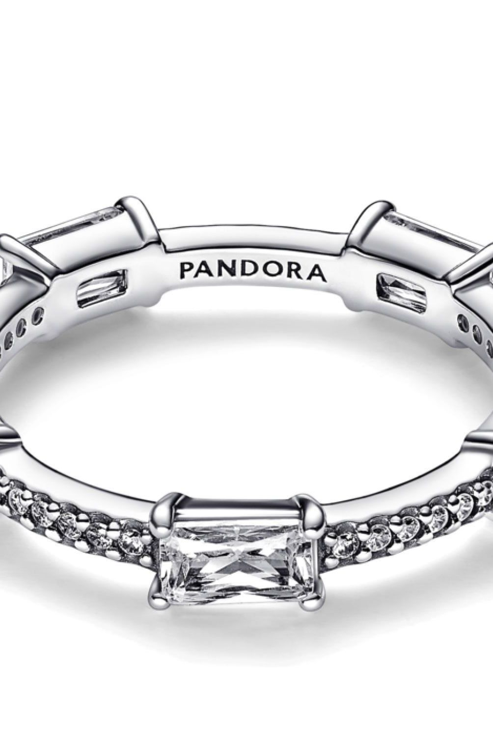 PANDORA - Anillo Pandora Barras Rectangulares Plata Esterlina