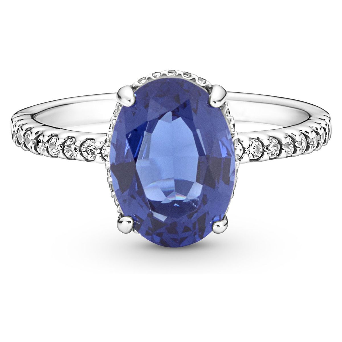 PANDORA - Anillo Pandora de Compromiso Brillante En Plata Esterlina