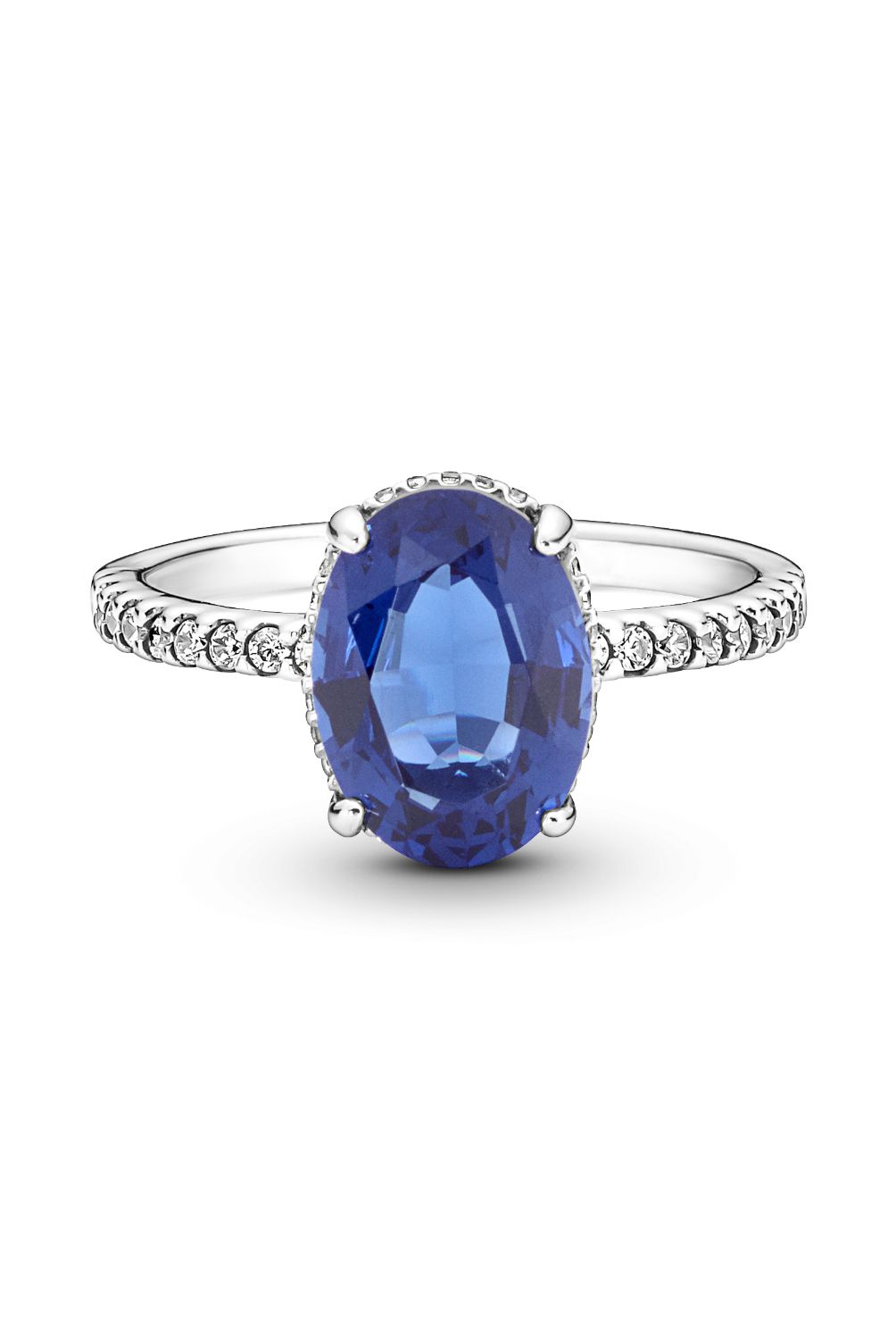 PANDORA - Anillo Pandora de Compromiso Brillante En Plata Esterlina