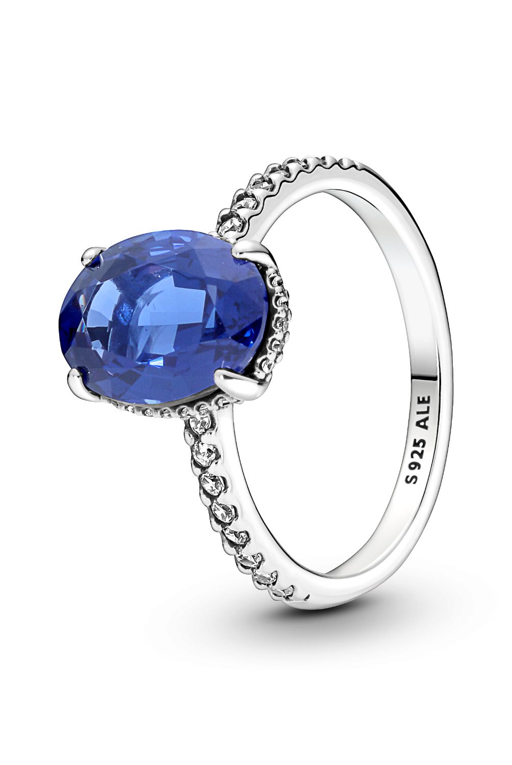 PANDORA - Anillo Pandora de Compromiso Brillante En Plata Esterlina