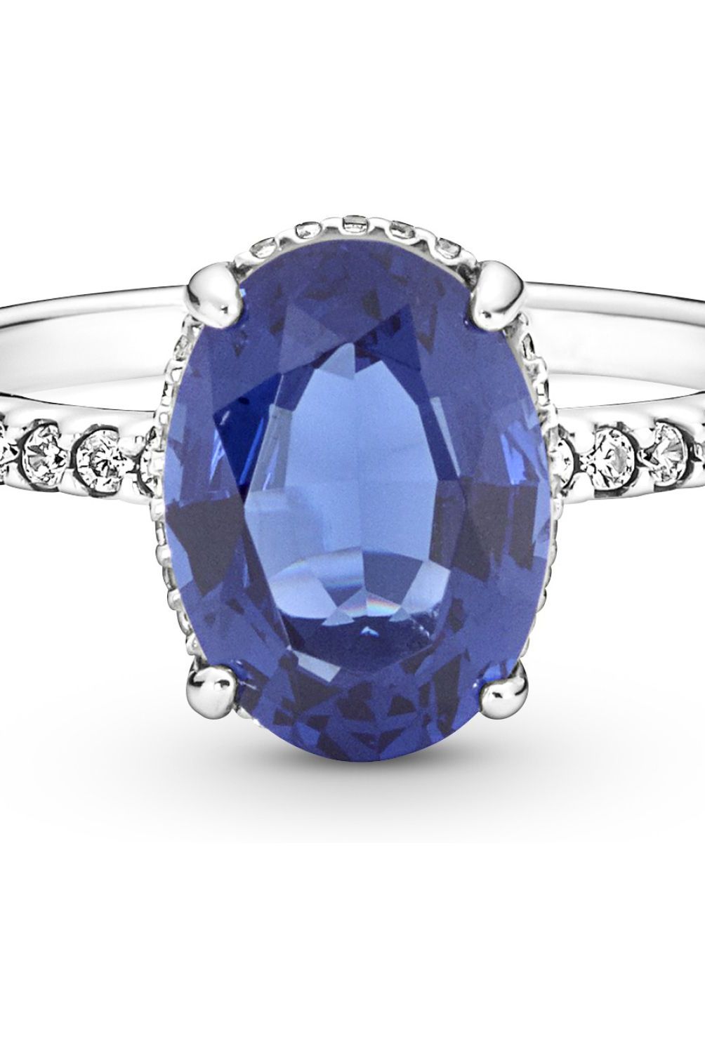 PANDORA - Anillo Pandora de Compromiso Brillante En Plata Esterlina