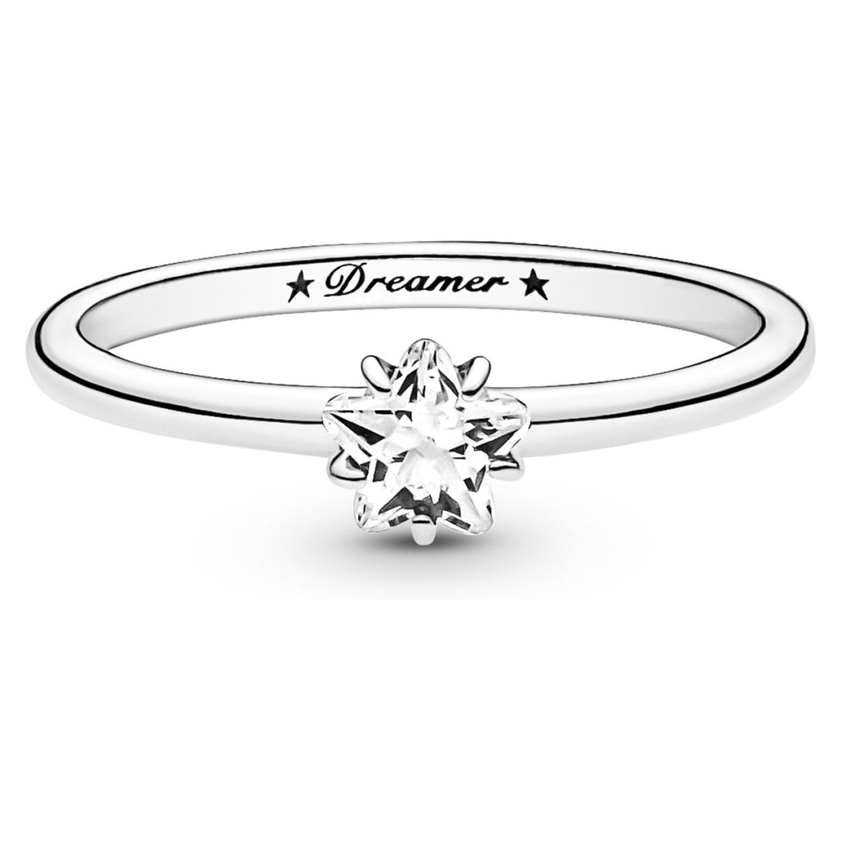 PANDORA - Anillo Pandora Estrella Brillante Celestial en Plata Esterlina