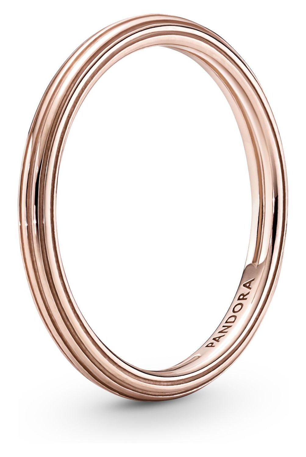 PANDORA - Anillo Pandora Me Lineas Recubrimiento en Oro Rosa