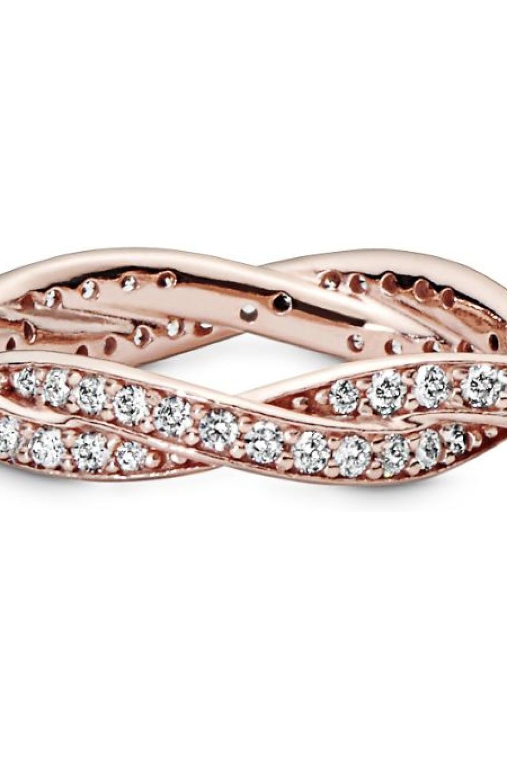 PANDORA - Anillo Pandora giro del destino Recubrimiento en Oro Rosa