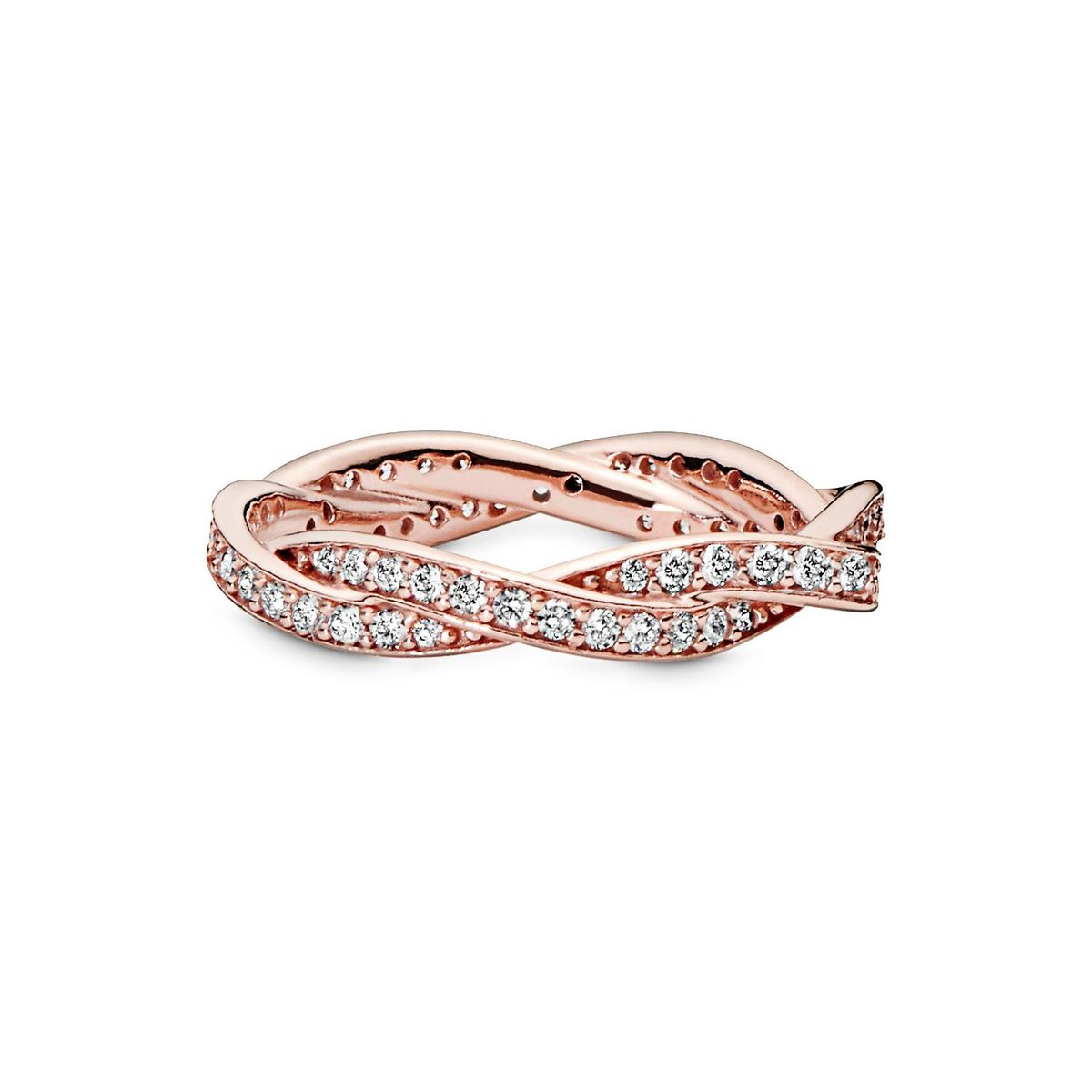 PANDORA - Anillo Pandora giro del destino Recubrimiento en Oro Rosa