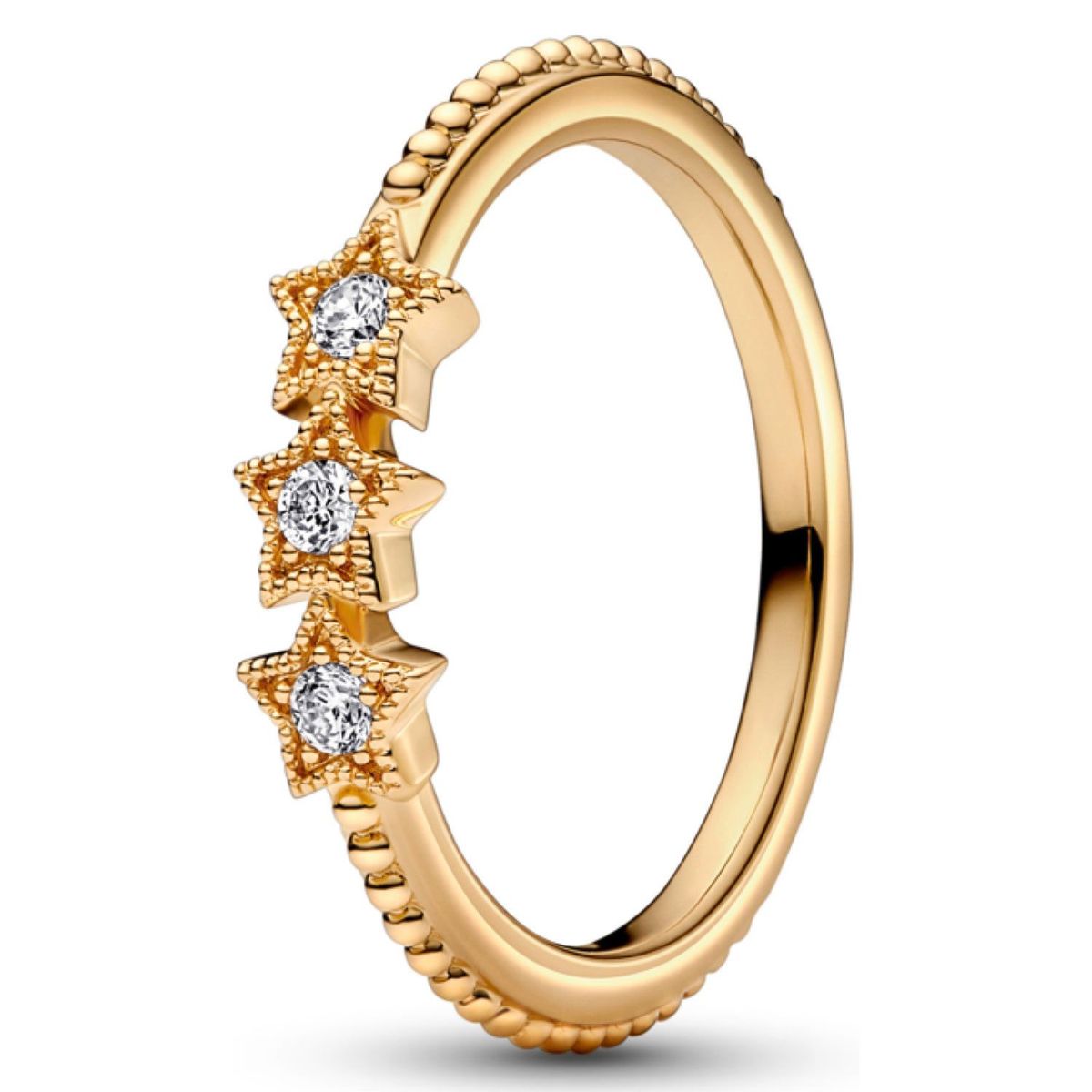 PANDORA - Anillo Pandora Estrellas Celestiales Recubrimiento en Oro