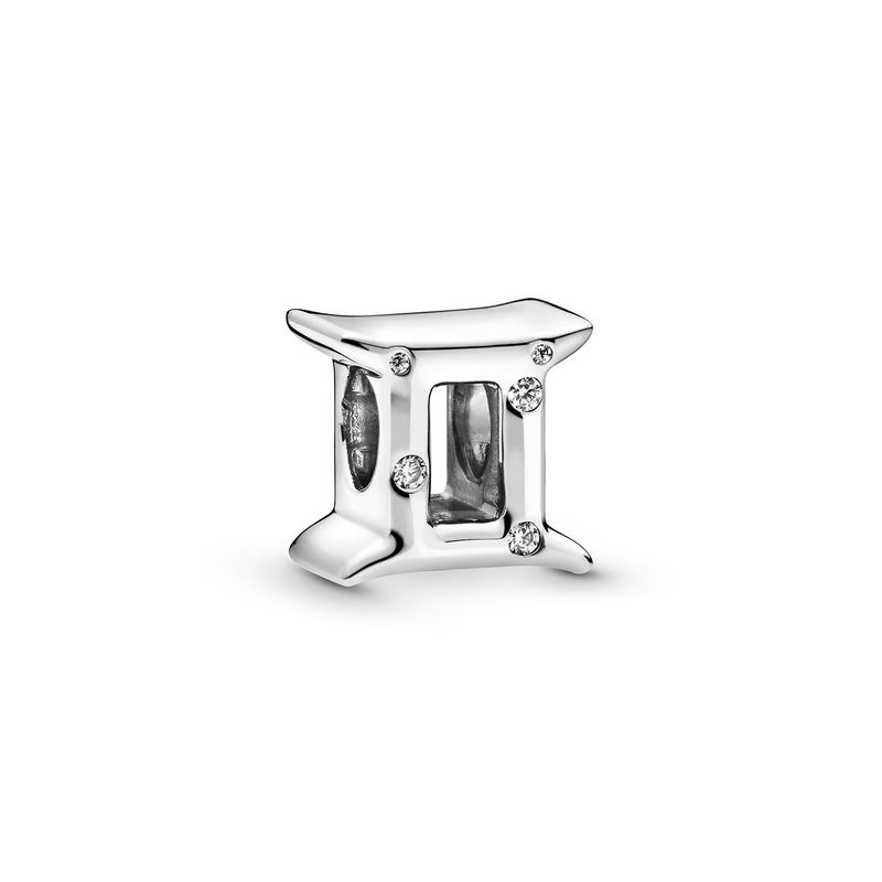 PANDORA - Charm Pandora Zodiaco Géminis Brillante Plata Esterlina