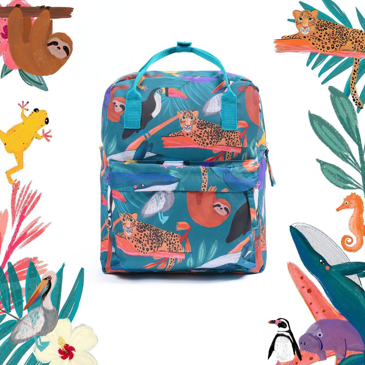 PEPITA&ME - Maleta escolar para niños Pepita & me Selva