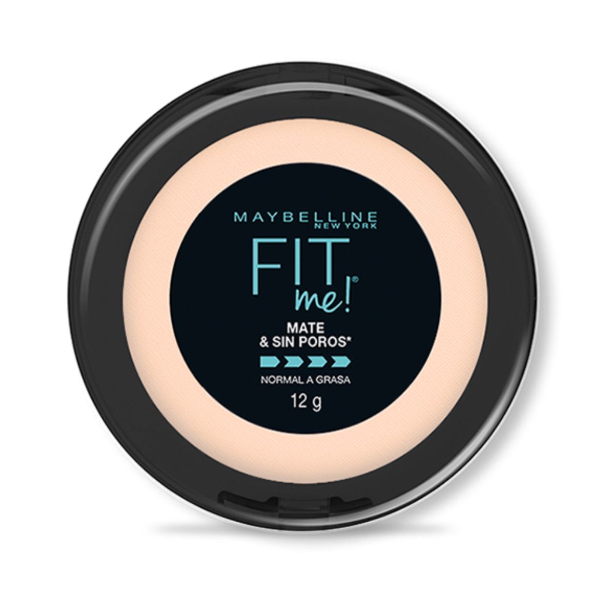 MAYBELLINE - Polvo Compacto Fit Me Matte + Poreless Maybelline 12 gr 