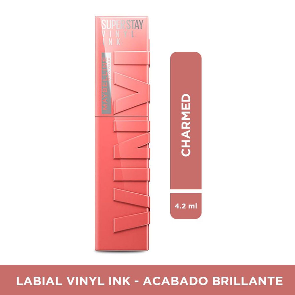MAYBELLINE - Labial larga duración SuperStay Vinyl Ink acabado brillante Maybelline 4.2 ml