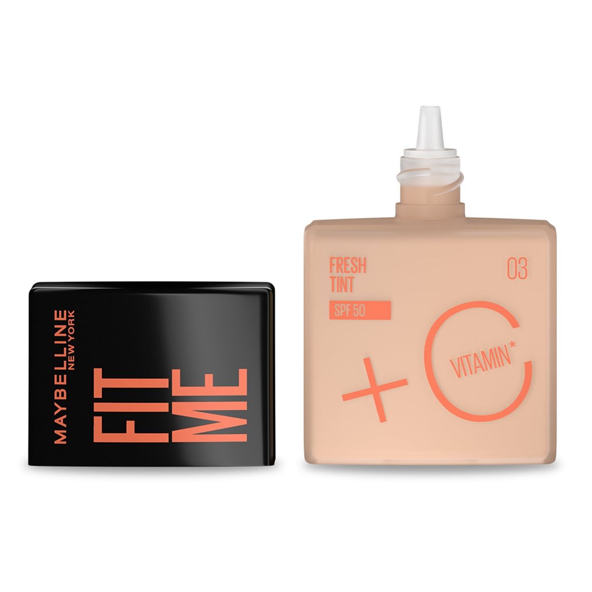 MAYBELLINE - Base de maquillaje Líquida FIT ME FRESH TINT SPF50 2 5 AS X Maybelline 30 ml