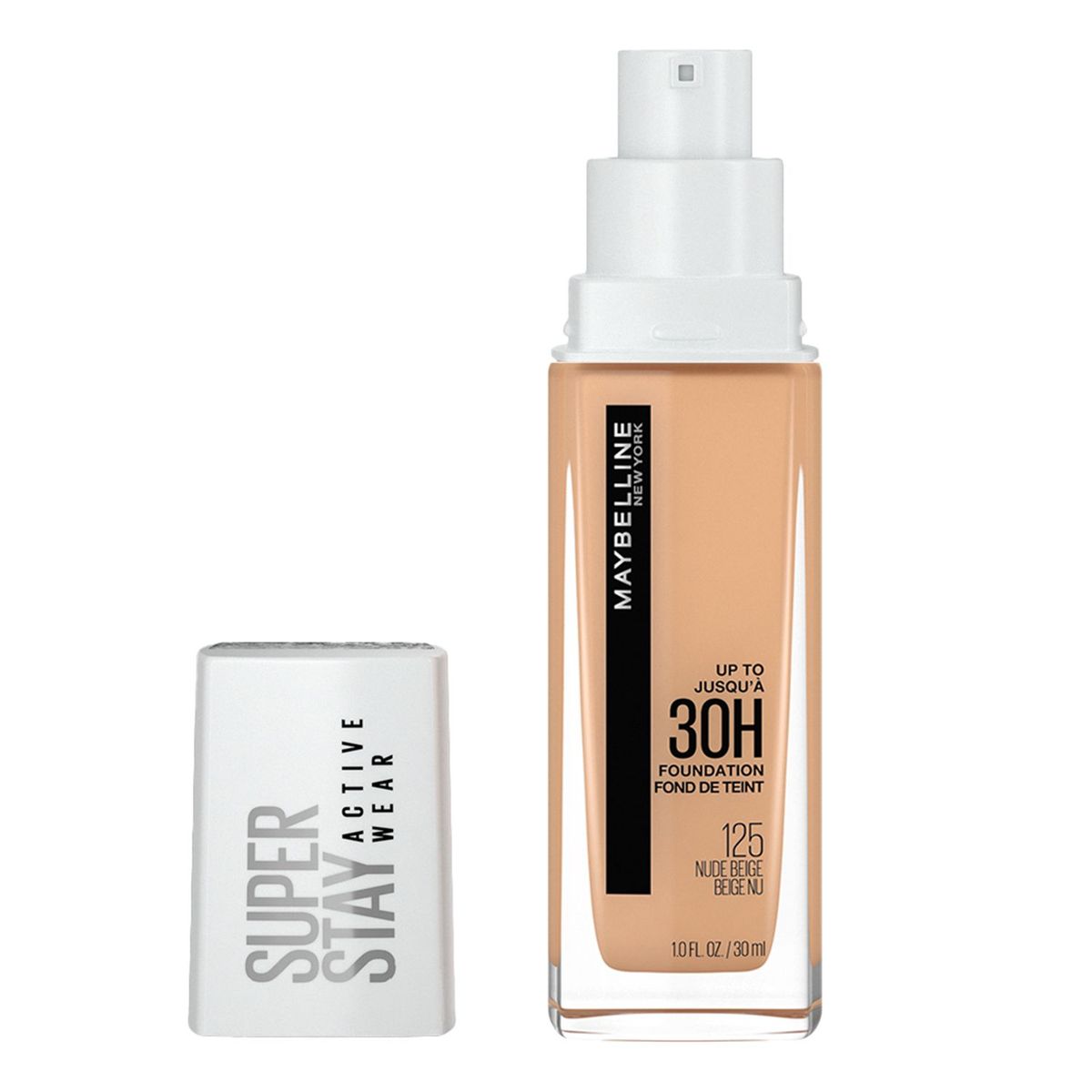 MAYBELLINE - Base de maquillaje Líquida SperStay Full Coverage Natural Beige Active Wear Maybelline 30 ml