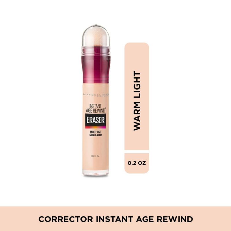 MAYBELLINE - Corrector de rostro Líquido Instant Age Rewind Warm Light Maybelline 6 ml